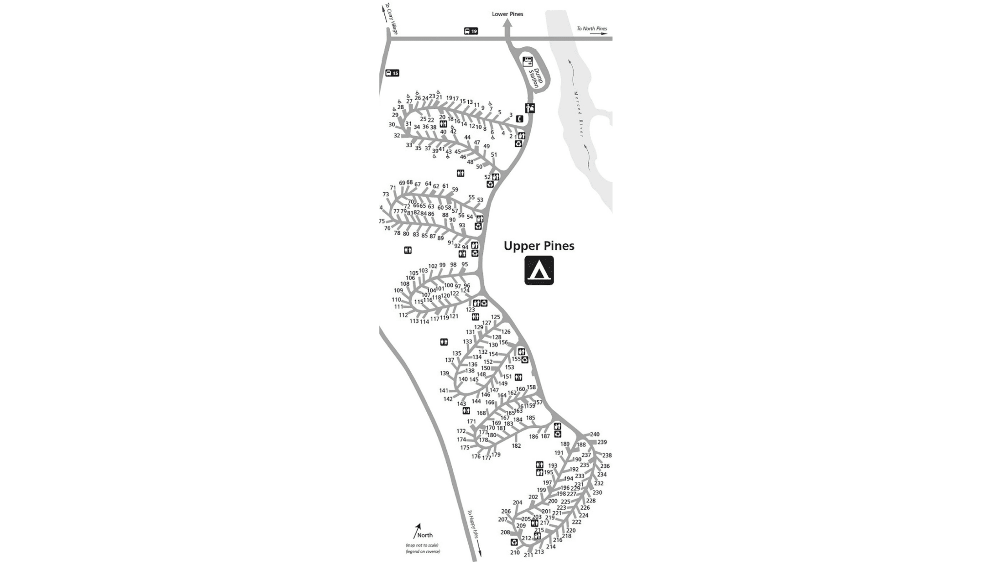 Upper Pines Campground - The California Outdoors